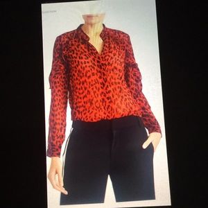 Rachael Roy Collection Ruby & Black Blouse